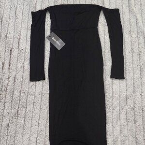 Off Shoulder Midi Dress